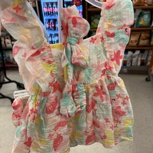 12 month old girls summer dress! So cute for the beach or even at BBQ.